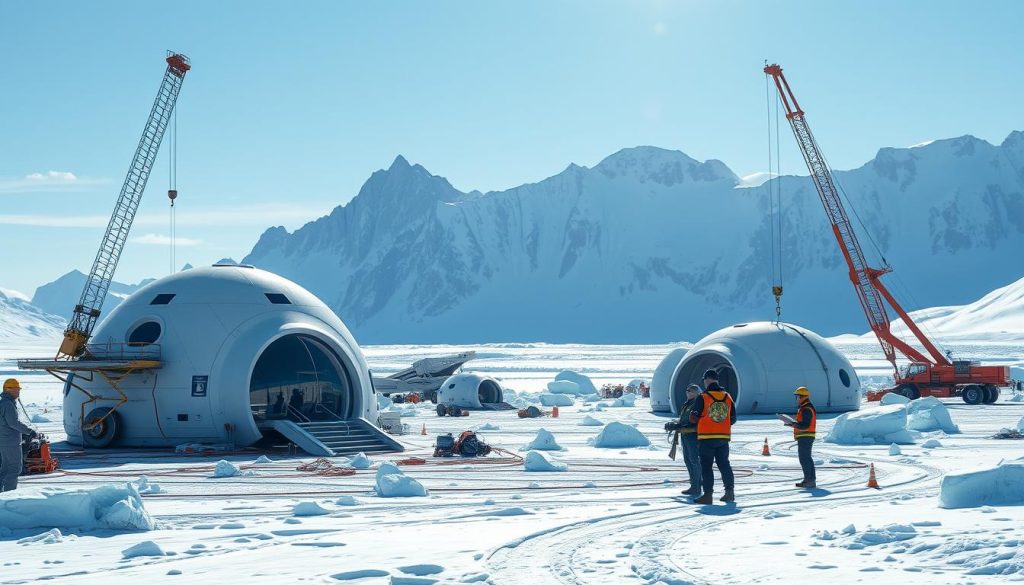 Antarctic engineering and construction