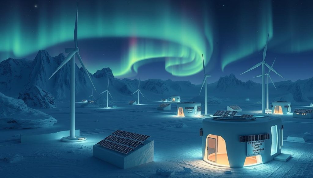 Antarctic renewable energy