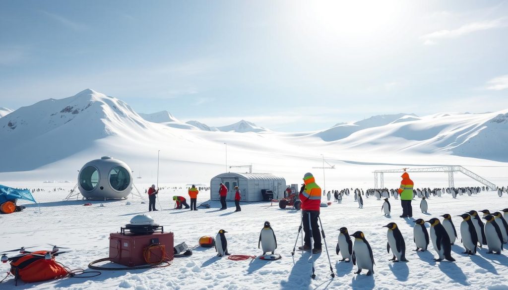 Antarctic research projects