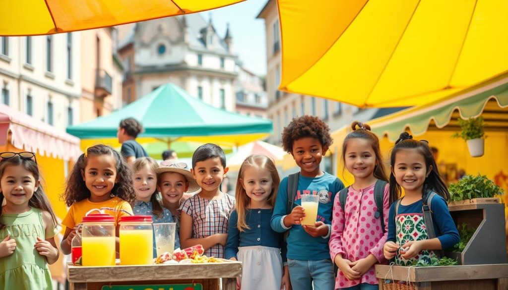 Business ideas for kids in Europe