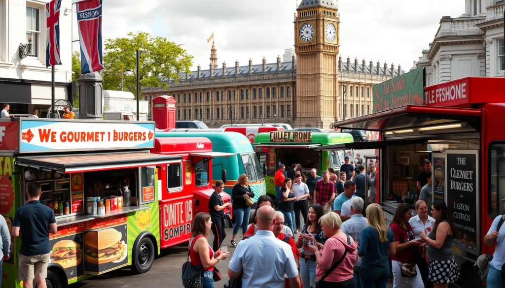 Food truck trends in British cities