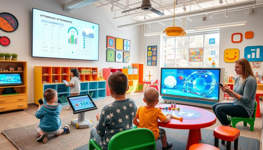 Innovative childcare practices through technology in daycare