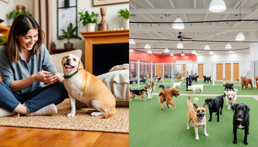 Pet sitting vs boarding comparison