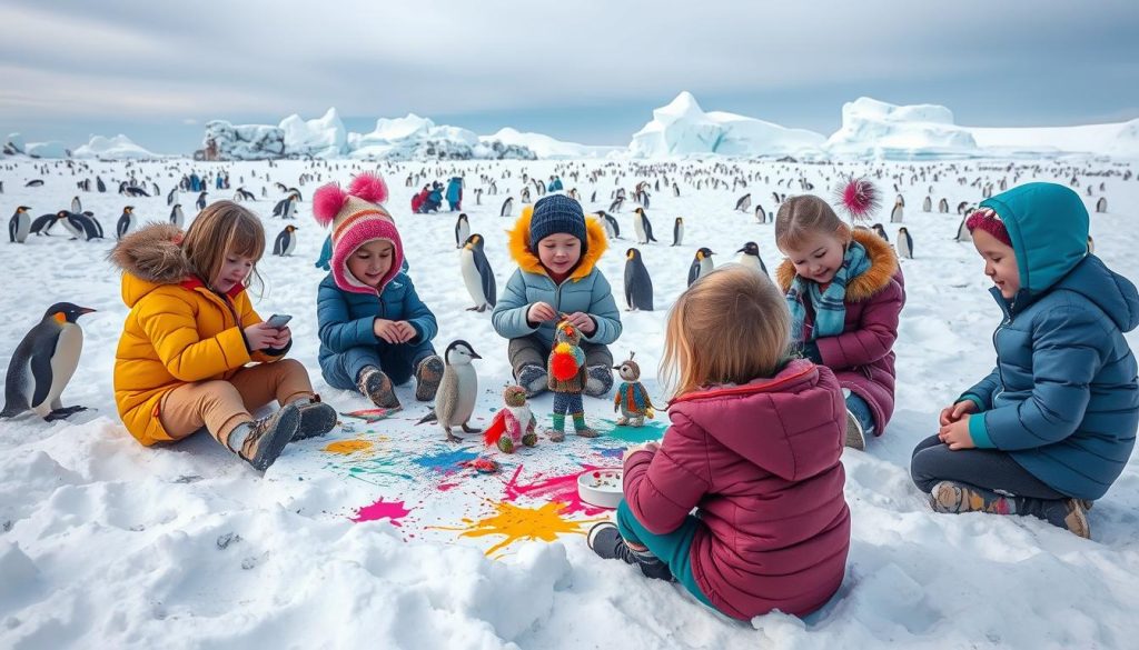 arts and crafts in Antarctica