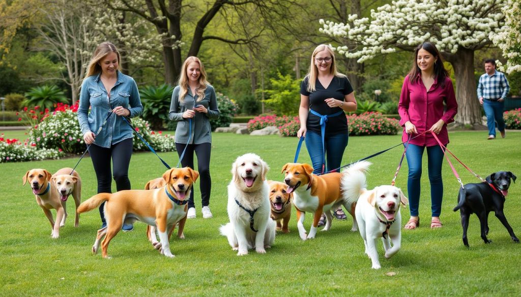 choosing dog walker