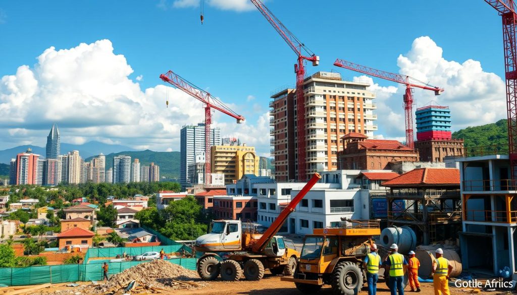 construction boom in Africa