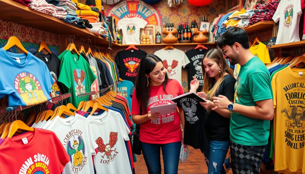 customer loyalty in novelty T-shirt market