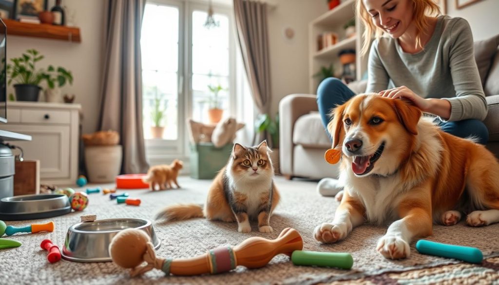 daily pet sitting routines