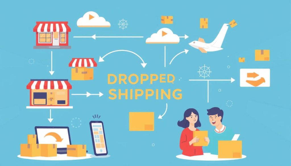 dropshipping business model