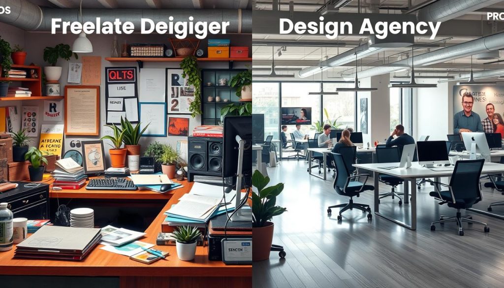 freelance vs agency graphic design pros and cons