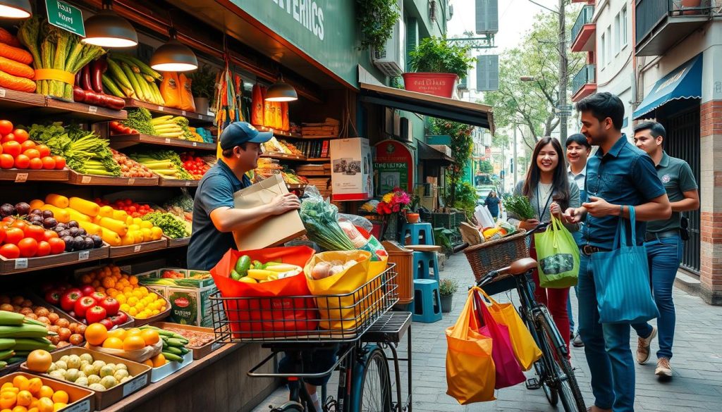 marketing grocery delivery