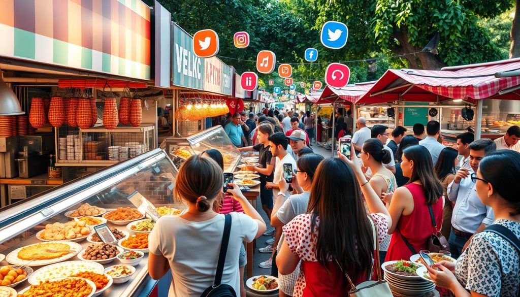 social media marketing for food business promotion