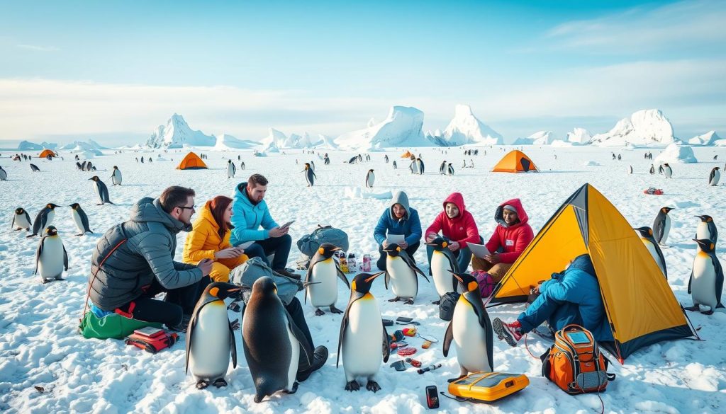 young entrepreneurs in Antarctica