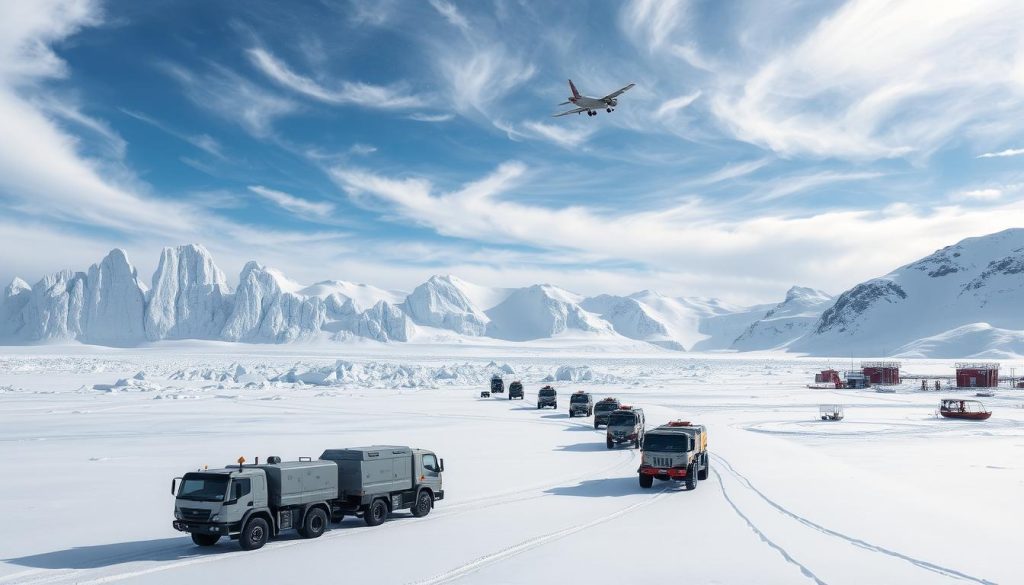 Antarctic logistics challenges