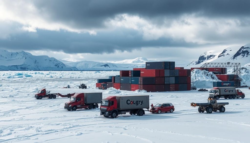 Antarctic logistics challenges