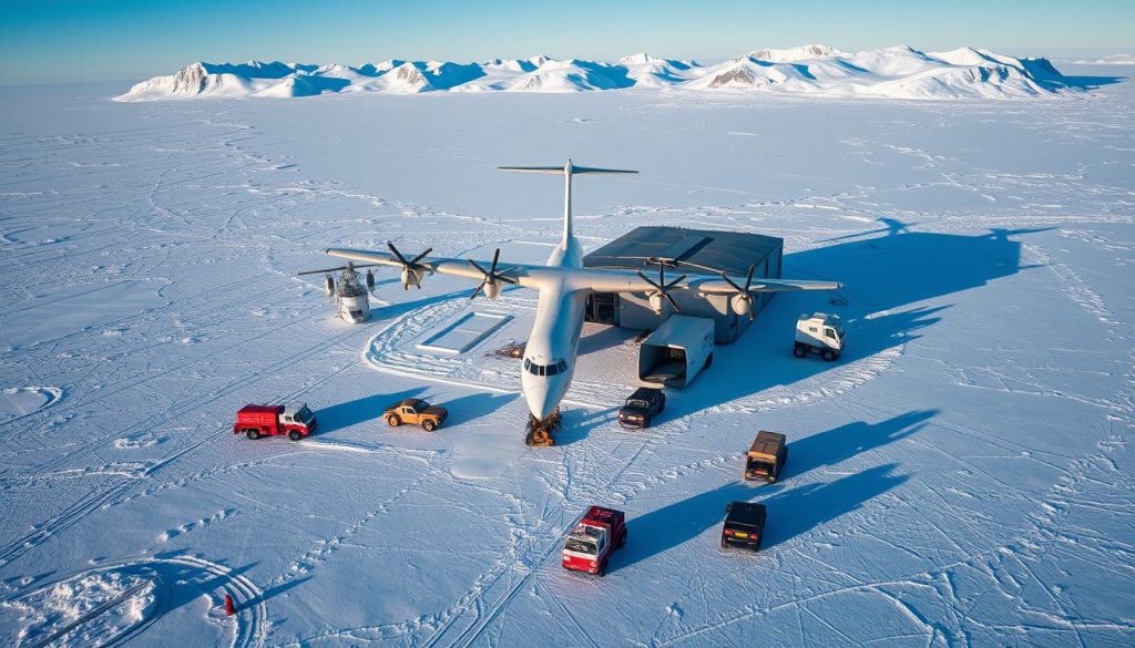 Antarctic supply logistics