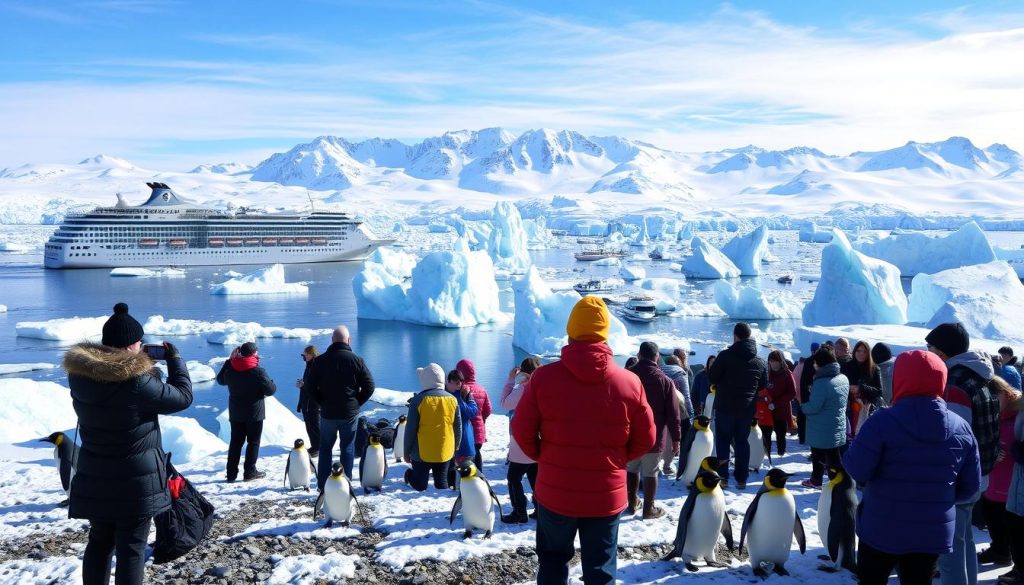 Antarctic tourism growth