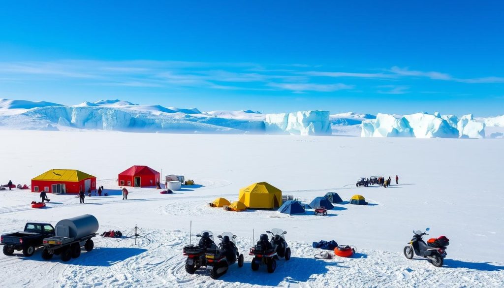 Antarctic tourism logistics