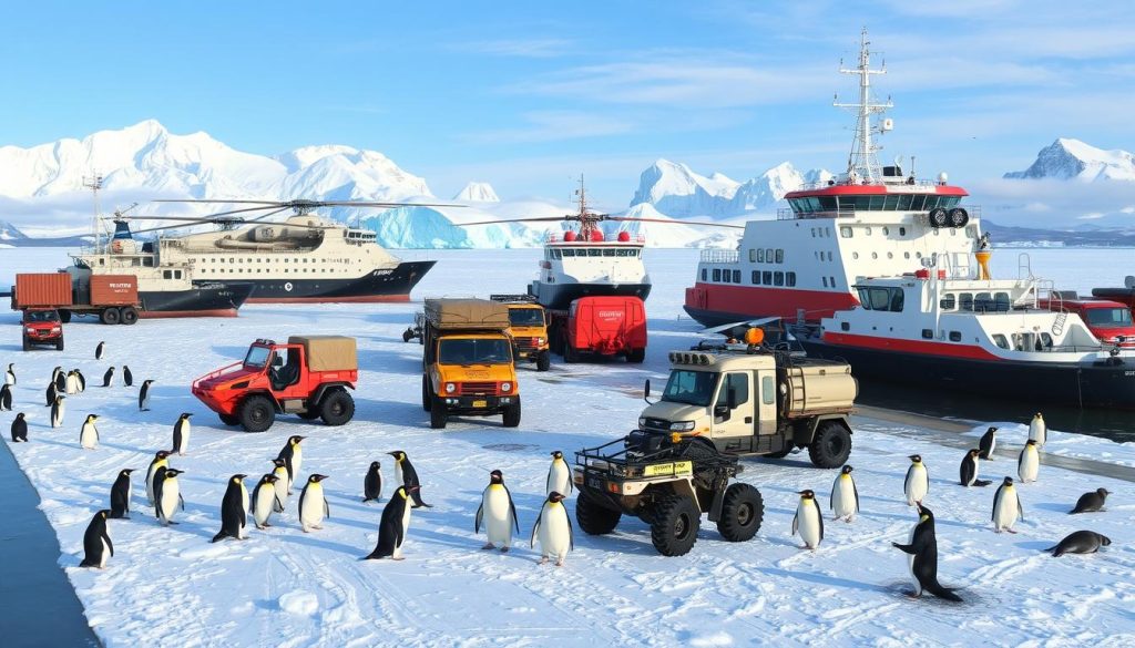 Antarctic transportation services