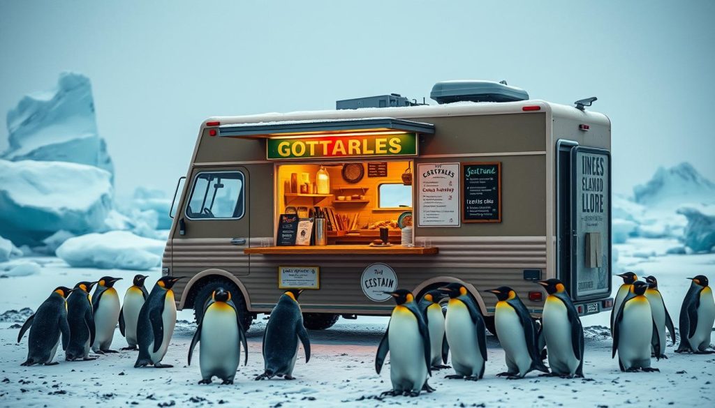 Food ventures in Antarctica