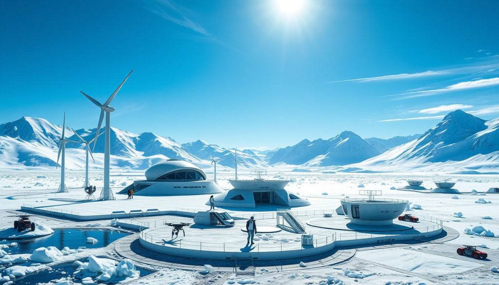 Technology and communication business opportunities in Antarctica