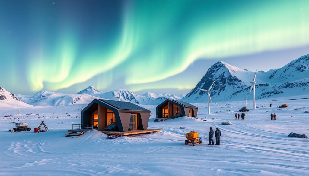 eco-cabins for Antarctic research