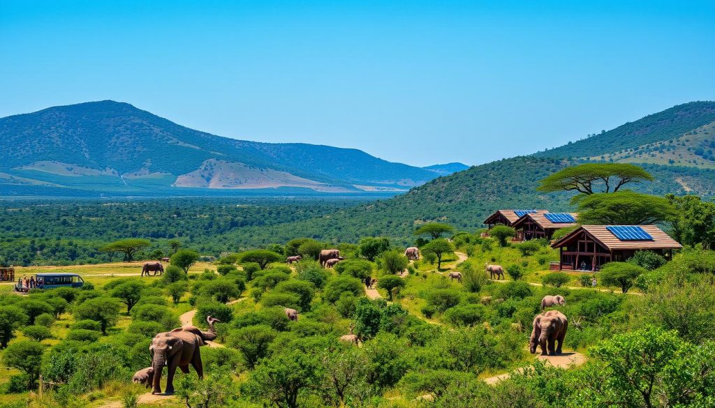 eco-tourism promoting sustainable travel in Africa