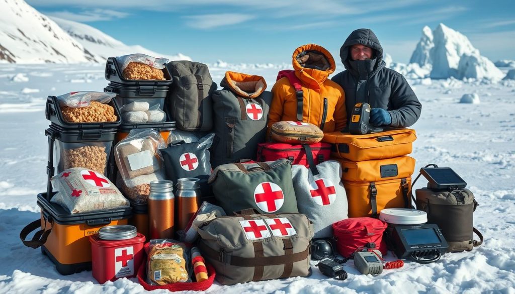 essential supplies for Antarctic stations