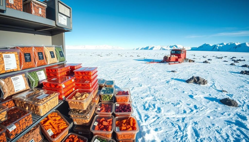 freeze-dried foods in Antarctic nutrition solutions