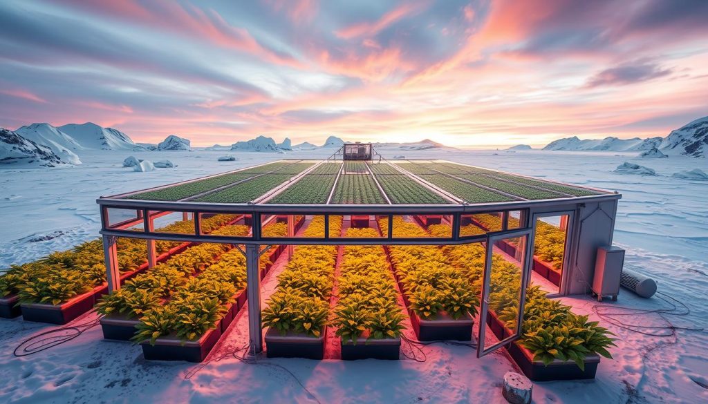 hydroponics technology Antarctica