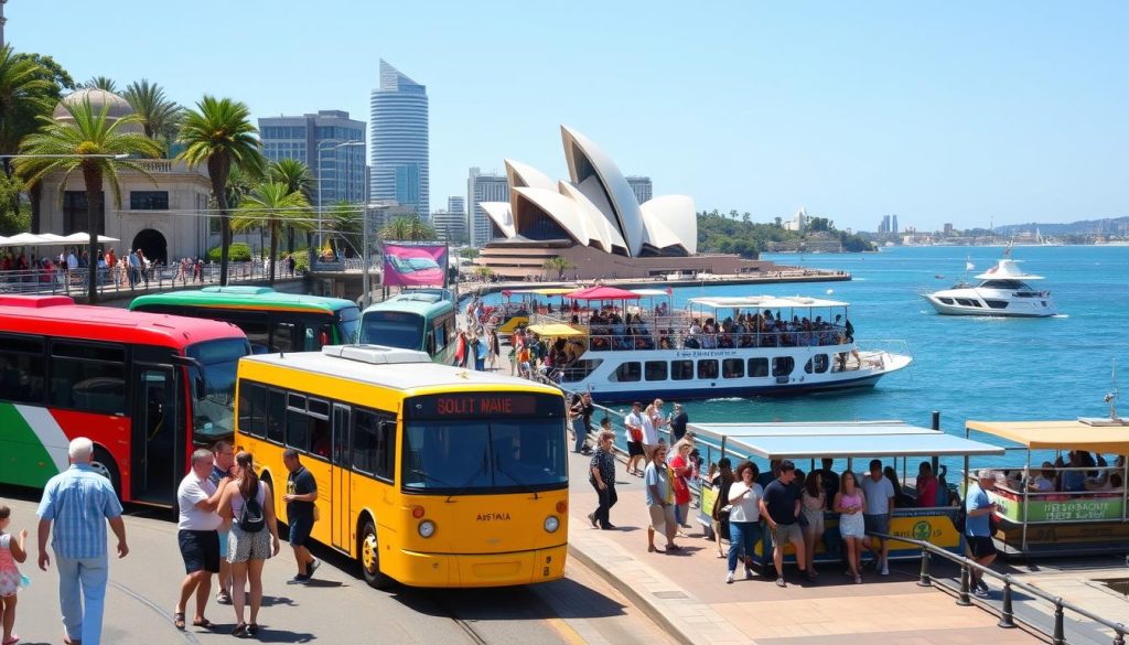 local transport solutions for tourists in Australia