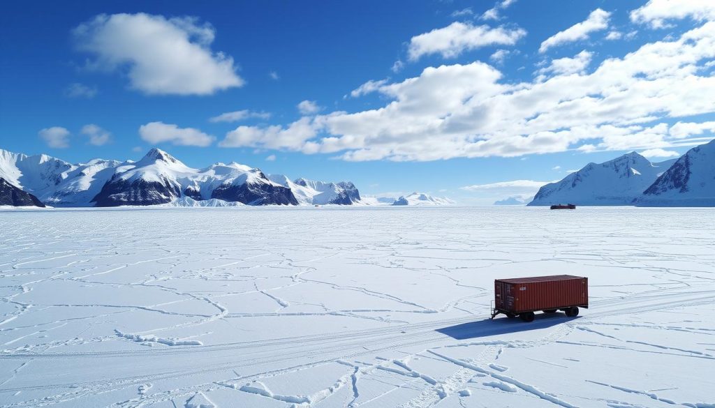 logistics in Antarctica