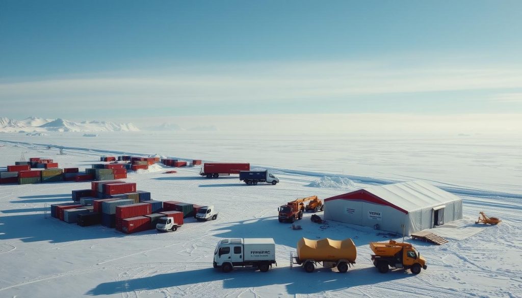 logistics operation Antarctica