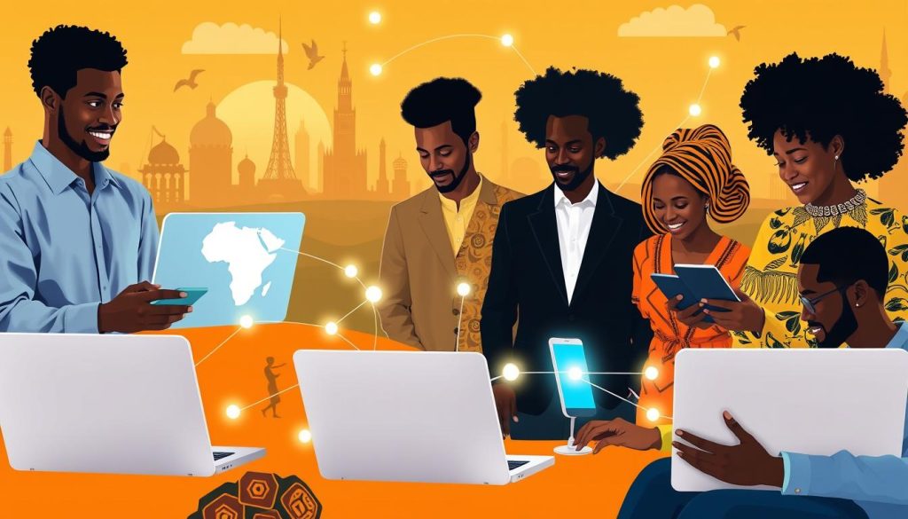 online networking in Africa