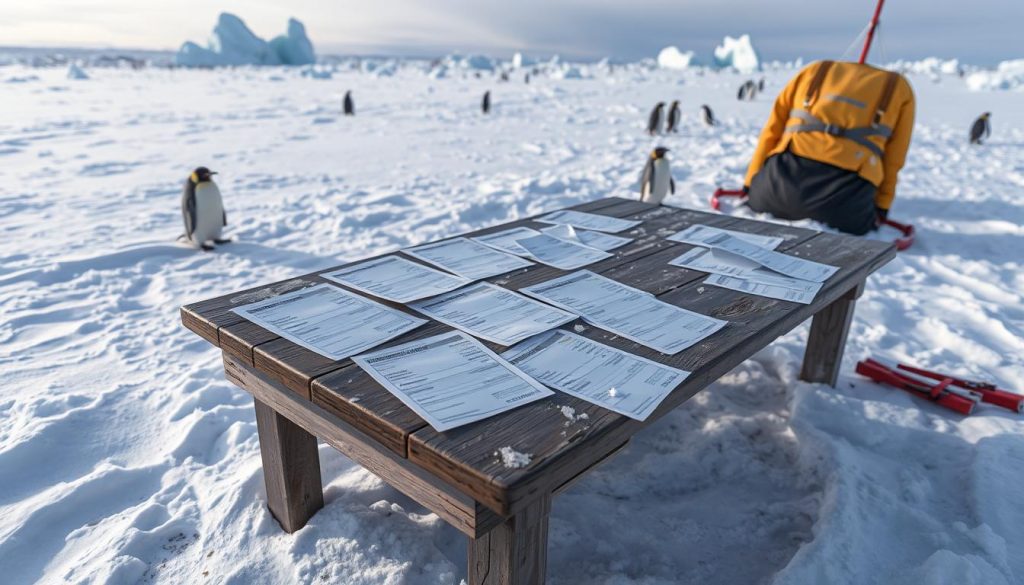 permits and licenses in Antarctic operations