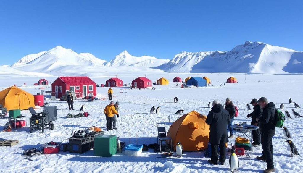 research partnerships in Antarctica