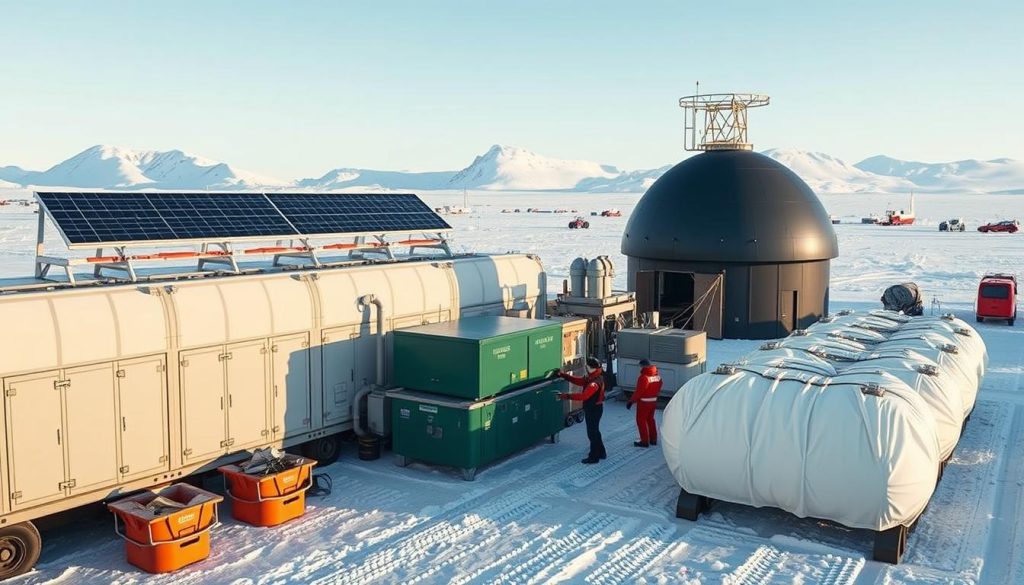 research stations waste management