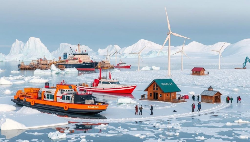 successful industries in Antarctica