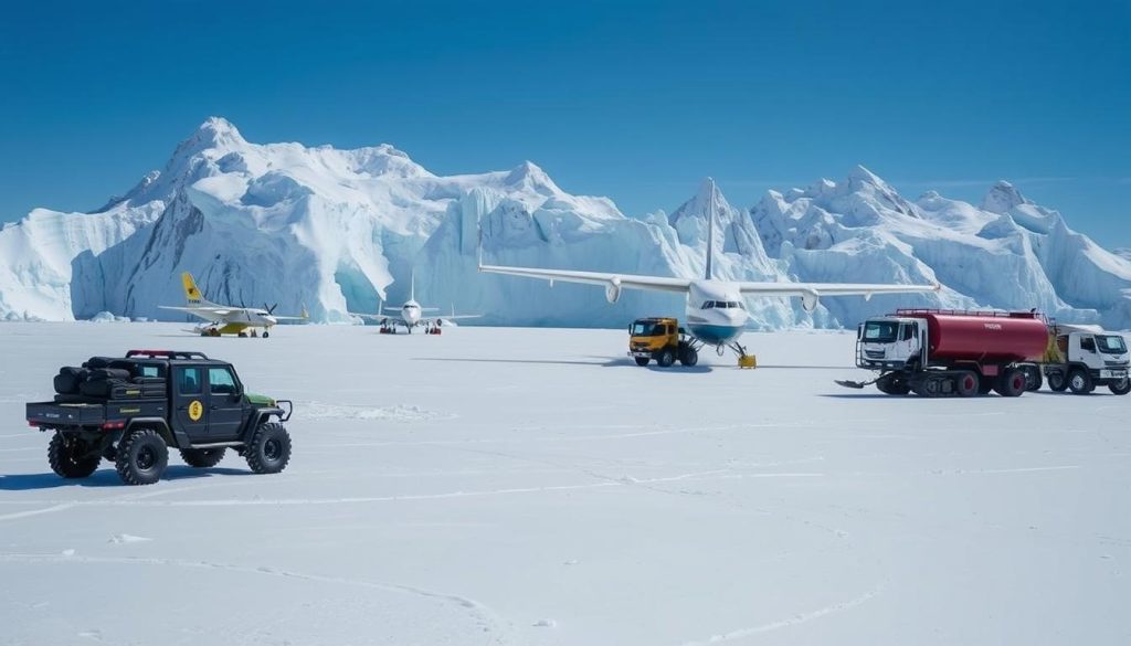 transportation logistics Antarctica