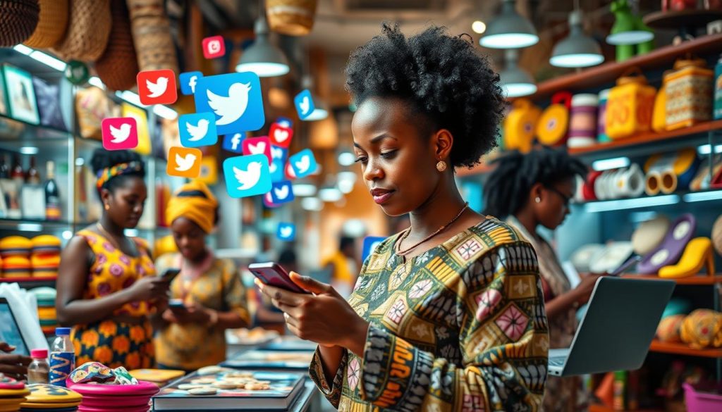 social media commerce Africa