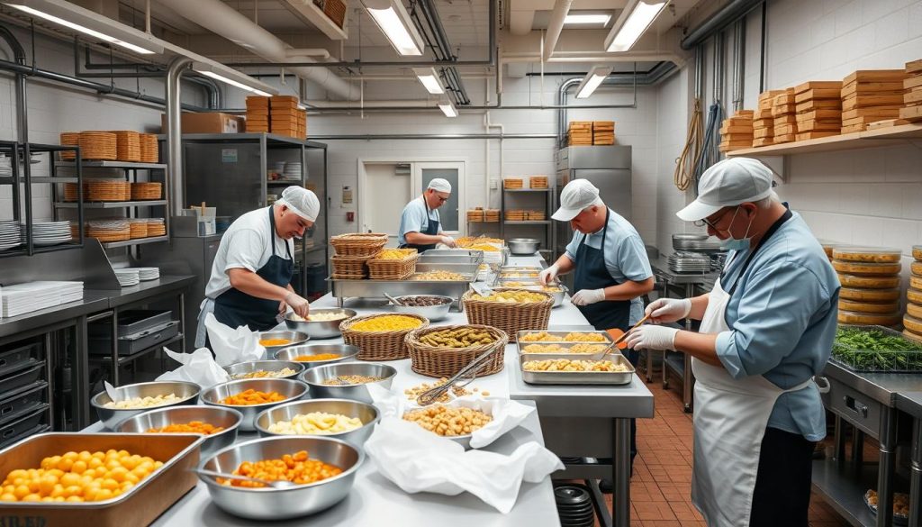 Artisanal food production in a European culinary business Artisanal food production in a European culinary business