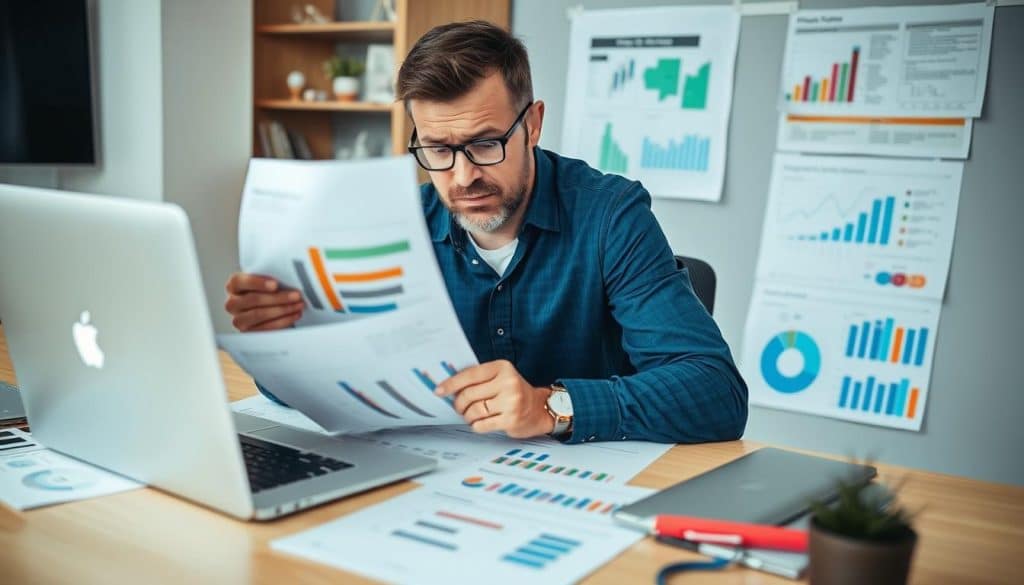 Australian entrepreneur reviewing business challenges and solutions for business ideas in Australia