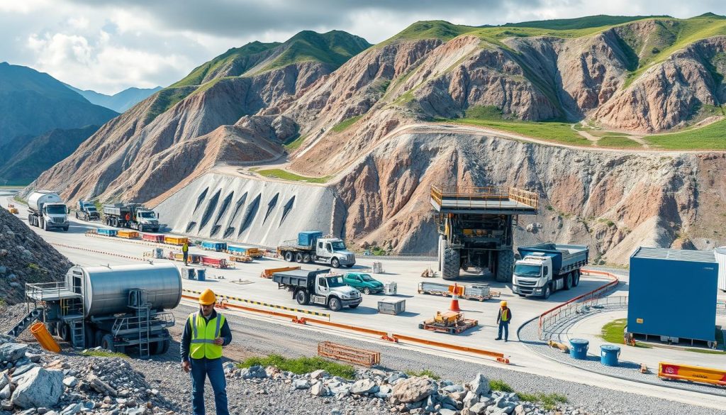 Mining operation for critical minerals in South America with sustainable practices Mining operation for critical minerals in South America with sustainable practices