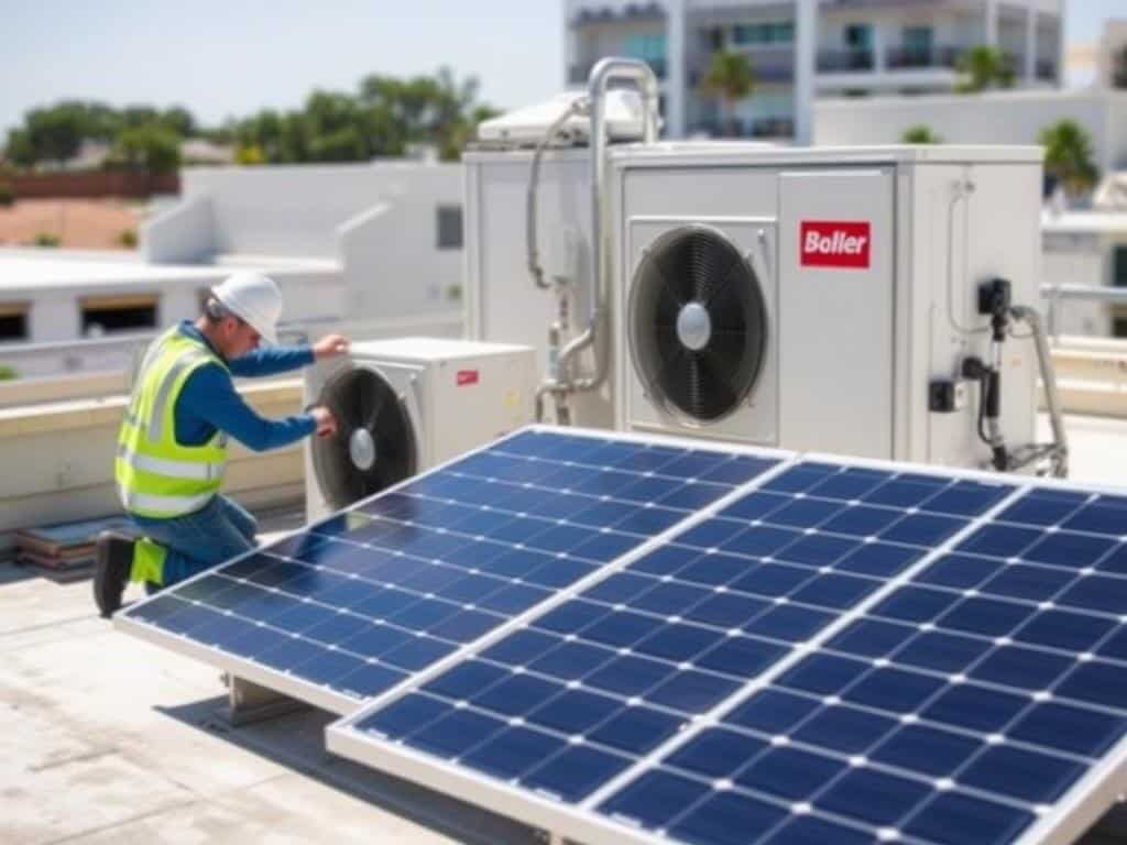 Solar-powered cooling system installation for business ideas in Australia