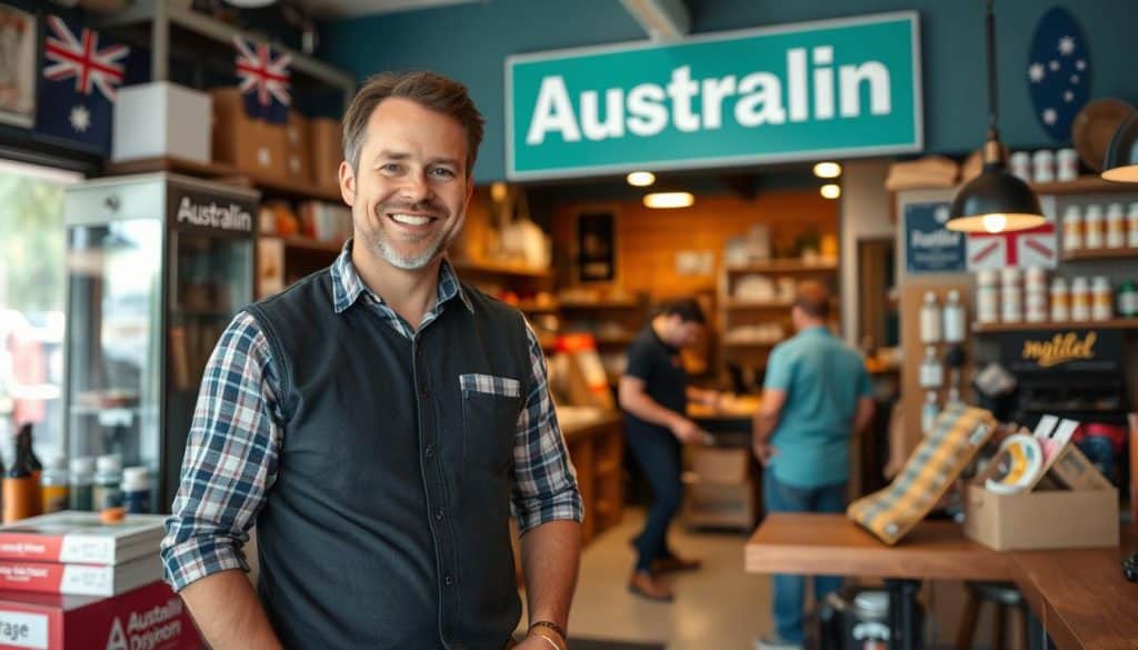 Successful Australian entrepreneur in their business for business ideas in Australia